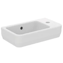 Ideal Standard i.life S lave-mains 450 x 250 mm - blanc - avec trou de robinet droite - avec trop-plein