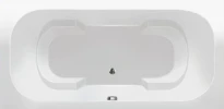 Belhydro Veneto baignoire acrylique 1800 x 900 mm - blanc - sans pieds