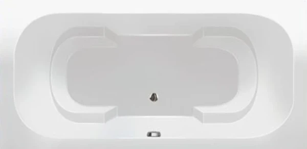 Belhydro Veneto baignoire acrylique 1800 x 900 mm - blanc - sans pieds