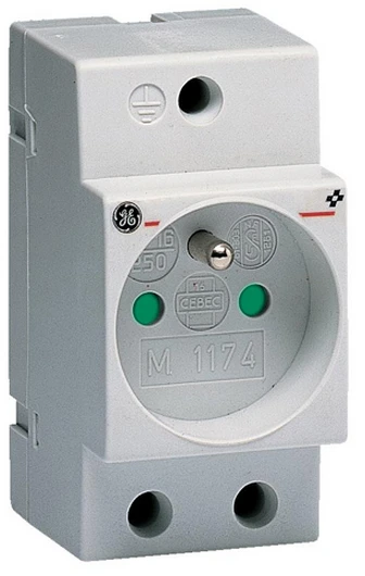 ABB Vynckier Prise modulaire pour rail DIN - 16A 250V