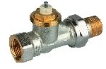 Honeywell vanne radiateur droit 1/2 x 1/2 - KV-réglable