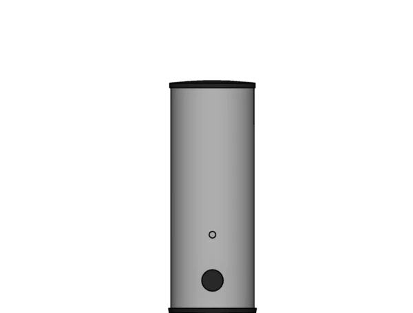 Alpha Innotec SWWS 1008 accumulatie zonneboiler 1000 l (2 spiralen) voor warmtepomp - zonder weerstand - email - vertikaal - vloermodel
