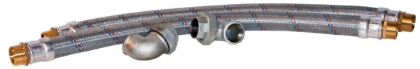 Alpha set de raccordement hydrauliq.6/4 flex.tube
