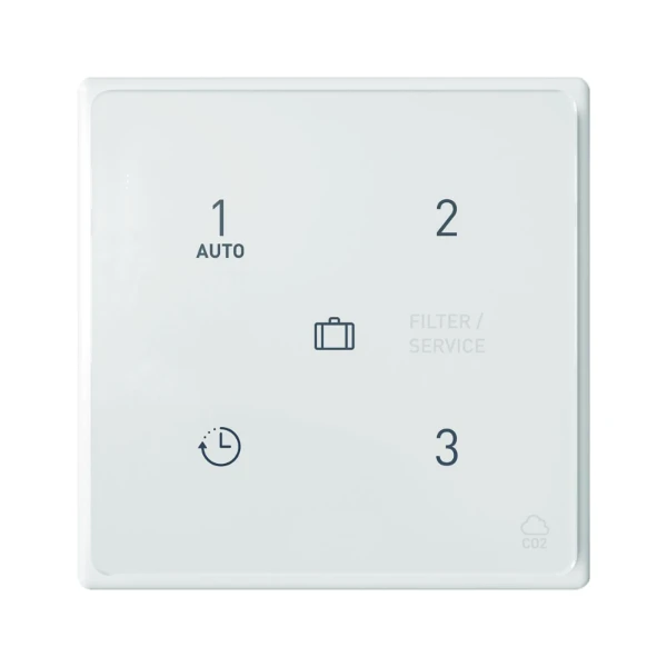 Ubfilux Vigor RF CO²-sensor met 5-standen schakelaar met 230V connectie
