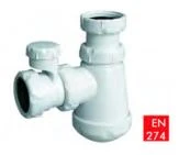 Nicoll PP siphon bouteille avec aérateur 5/4 x 32 mm - blanc