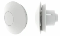 Nicoll Vent Silence ventilateur salle de bain 150 x 150 mm - 100 mm - blanc - 230V - IPX4 76m3/h - Timer - Hygro