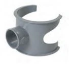 Nicoll PVC à coller selle 90 x 50 mm - gris