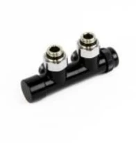 Begetube Optima bloc H thermostatisable 50-100% raccordement 1/2 x M24 - valeurs Kv réglables - noir mat
