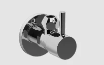 Clou InBe design robinet d'arrêt équerre 1/2 x 10 mm - rond - chromé