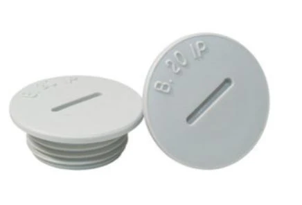 OBO bouchon polystyrène M20 (set 2pcs) - gris - prix par set