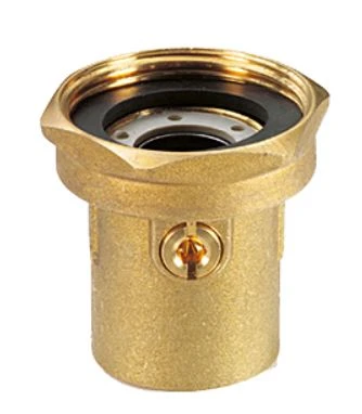 Giacomini   kogelafsluiter met losse moer messing voor pompset 6/4 x 4/4  - prijs per stuk