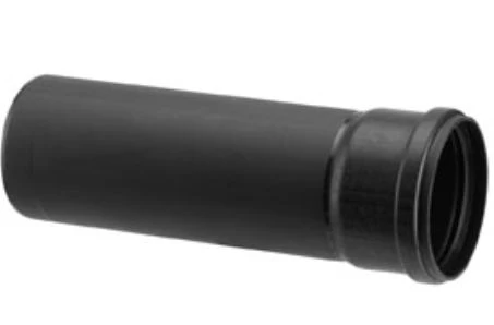 Burgerhout Twinline air arrivée d'air tuyau (longueur 250 mm) 80 mm - noir