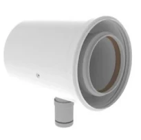 Burgerhout Twinsafe concentrique PP/acier évacuation condensation 100/150 mm