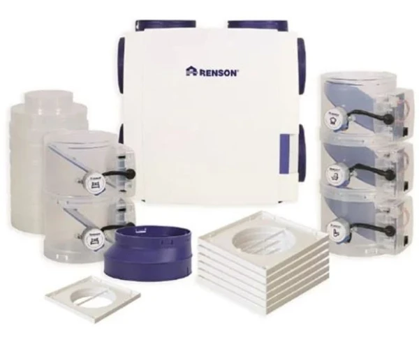 Renson ventilation système C+® EVO III healthbox® 3.0 SmartZone kit avec 5 modules de commandes