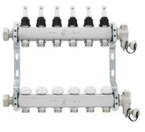 COLLECTEUR RADSON 9 circuits avec debitmetre et purgeur manuel