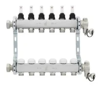 COLLECTEUR RADSON 10 circuits avec debitmetre et purgeur manuel