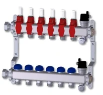COLLECTEUR RADSON 735 MM - 4/4 inox 11 circuits avec debitmetre