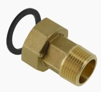 Messingfit raccord 2-pièces avec joint plat MF 3/4 x 4/4 - prix par set de 2 pièces - laiton