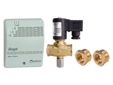 DÉTECTION GAZ TEMPOLEC av.vanne magnetique methane gaz-RGD ME5+EVG 230 NC 034-6 + RED 3/4-1/2