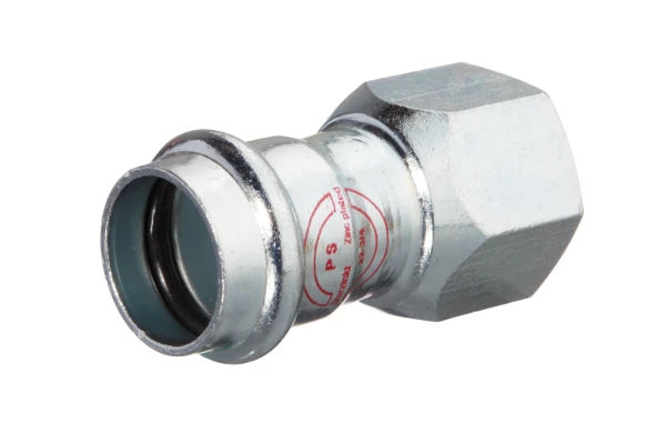 ProOne Carboline acier zingué raccord de transition FF 54 x 2 F (profil V)