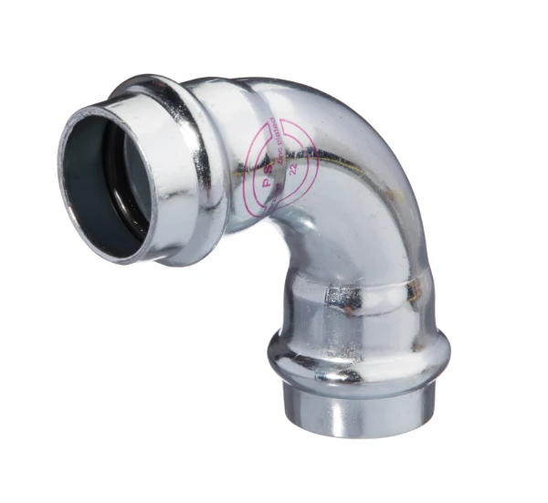 ProOne Carboline staal verzinkt bocht 90° FF 15 x 15 mm (M/V-profiel)