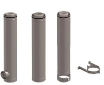 Ubbink CLVkit kit étage 1 110/160 Galva/PP