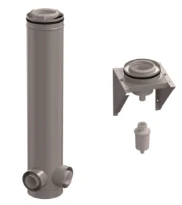Ubbink CLVkit kit de demarrage 2 - 90° 125/200 Galva/PP