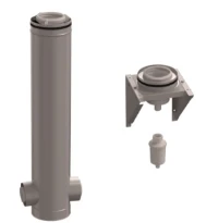 Ubbink CLVkit kit de demarrage 2 - 180° 125/200 Galva/PP