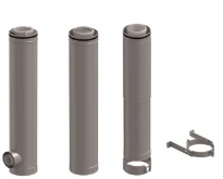 Ubbink CLVkit PP/Galva kit étage 1 - 125/200 mm