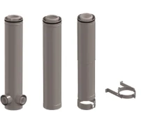 Ubbink CLVkit kit étage 2 - 90° 160/250 Galva/PP