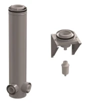 Ubbink CLVkit kit de demarrage 2 - 90° 160/250 Galva/PP