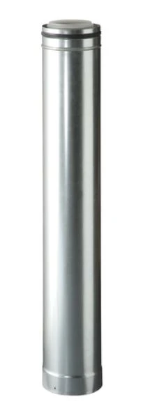 Ubbink CLVkit rallonge 110/160 - 1000mm Galva/PP