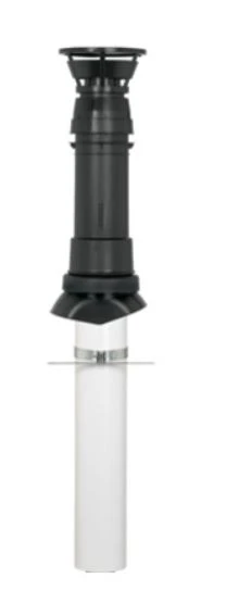 Ubbink Rolux 4G concentrique Alu/acier passage toiture 60/100 mm - pour chaudières non-condensation