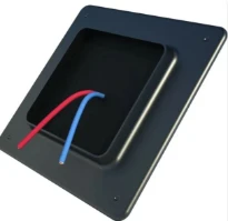 Ubbink Solar/airco set pour passage de toit incliné pour câbles et tuyaux