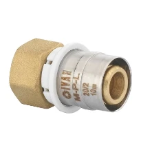 Begetube MPL raccord a sertir 1/2 F x 16 laiton droit avec ecrou et joint plat