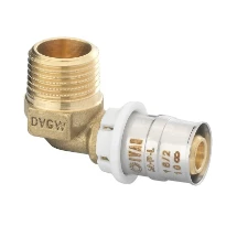 Begetube MPL raccord a sertir 1/2 M x 16 laiton equerre