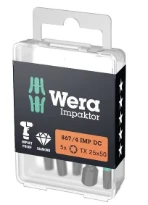 Wera 867/4 IMP DC TORX® Embouts DIY Impaktor - TORX 40 x 50 mm DIY-Box - Boîte de 5p