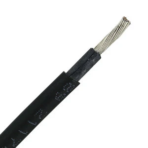 DC câble solaire 6 mm2 (longueur rouleau 100 m) - noir - prix par rouleau - CCA classe