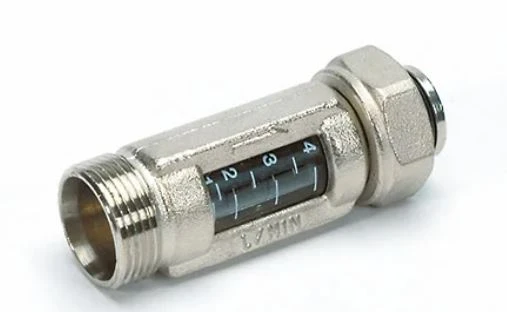 Begetube debietmeter EK3/4 x EK3/4 (1 - 4 l/min)