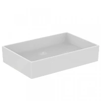 Ideal Standard Extra lavabo à poser 600 x 400 mm - blanc - sans trou de robinet - sans trop-plein