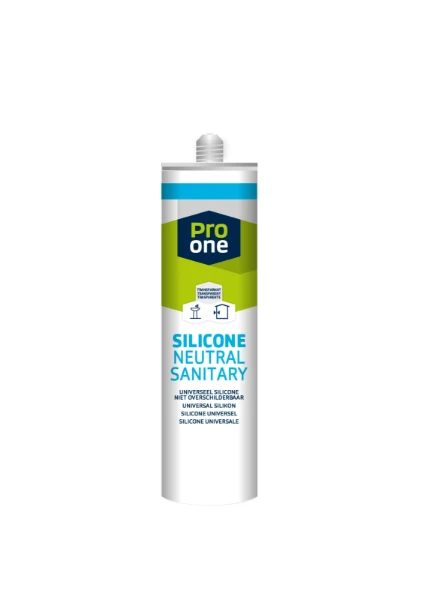 ProOne silicone sanitair sil no 310 ml - transparant