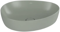 Villeroy & Boch Antao lavabo à poser 510 x 400 x 146 mm - Morning Green CeramicPlus - sans trou de robinet - sans trop-plein