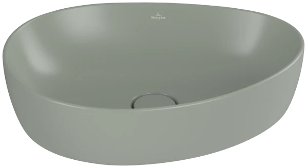 Villeroy & Boch Antao opbouwwastafel 510 x 400 x 146 mm - Morning Green CeramicPlus - zonder kraangat - zonder overloop