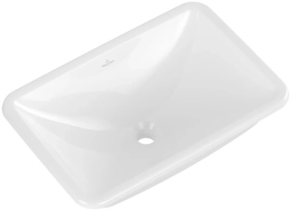 Villeroy & Boch Loop & Friends onderbouwwastafel 540 x 340 x 185 mm - wit - zonder kraangat - met overloop