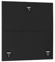 Hansgrohe ShowerSelect Comfort E robinette d'arrêt à incastrer avec 3 functions - noir mat