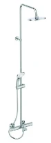 Ideal Standard Ceratherm T25 système de douche avec thermostat - chromé - douche de tête 200 mm