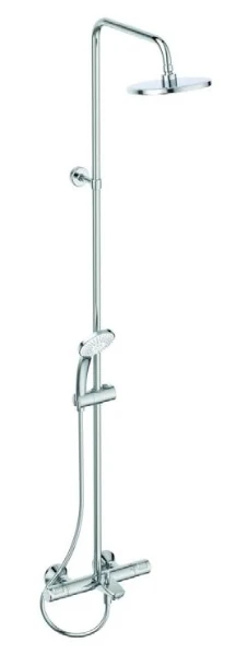 A7590AA Ideal Standard Ceratherm T25 douchesysteem met thermostaat - chroom - hoofddouche 200 mm