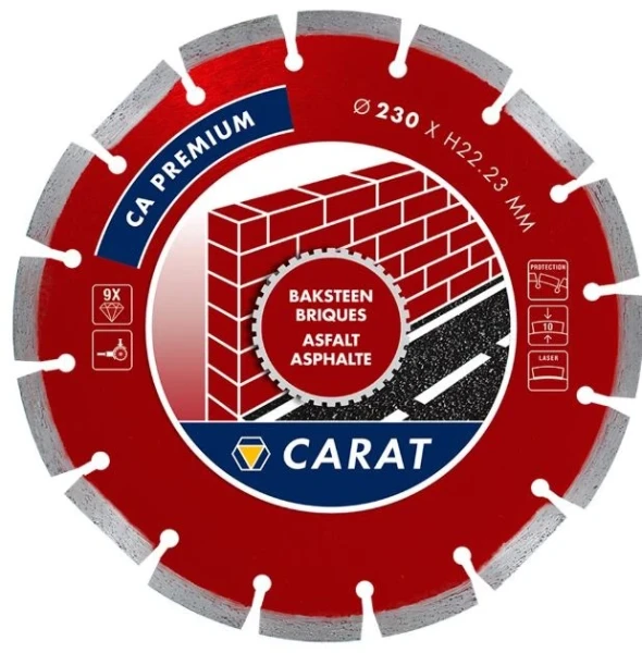 Disque CA Premium 150x22,2 brique