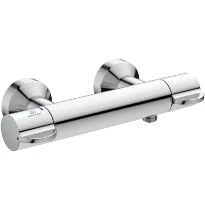 Ideal Standard Ceraplus 2 Mitigeur thermostatique douche avec possibilité de désinfection, raccords-s et isolation thermique  chromé