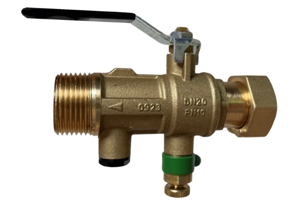 SGA robinet d'arrêt EA clapet anti-retour et vanne de service double (Belgaqua) 4/4 x 4/4